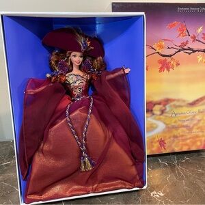 1995 Mattel Autumn Glory Barbie Doll from Enchanted Seasons Collection NIB